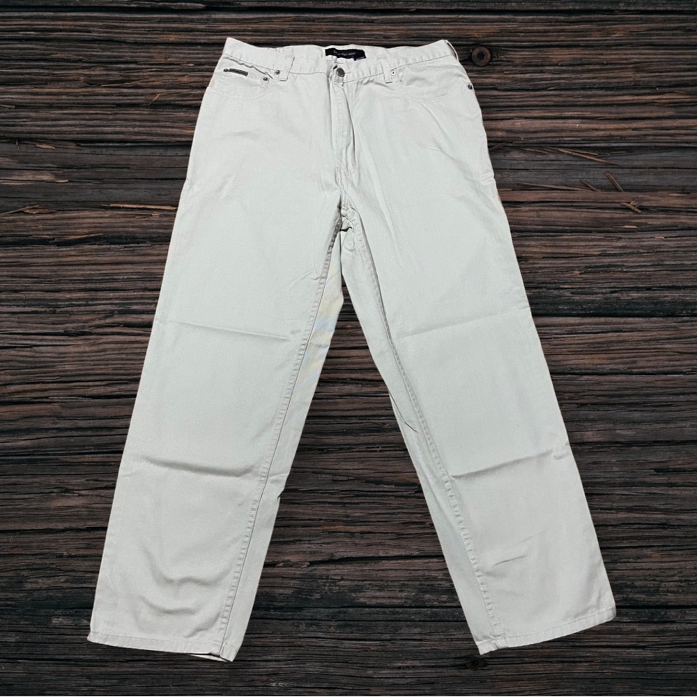 Mens Calvin Klein Jeans Khaki Pants - Size 36